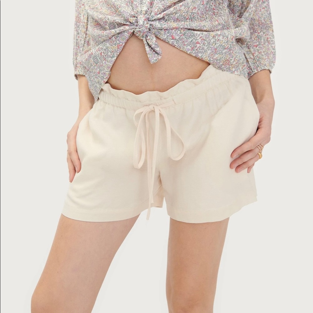 Hatch lula maternity shorts